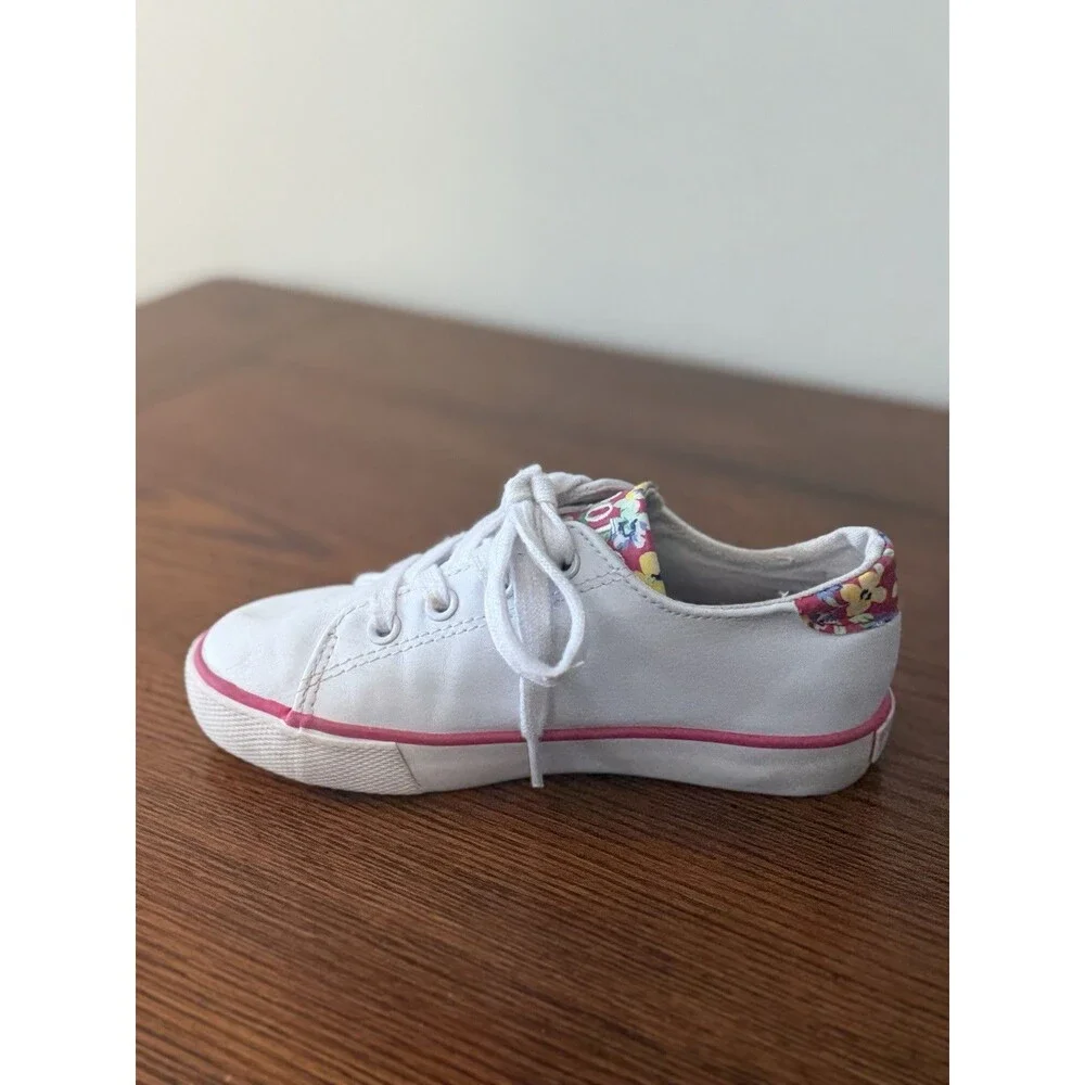 Polo Ralph Lauren Fantor III White Shoes Kids Girls Toddler Size 10